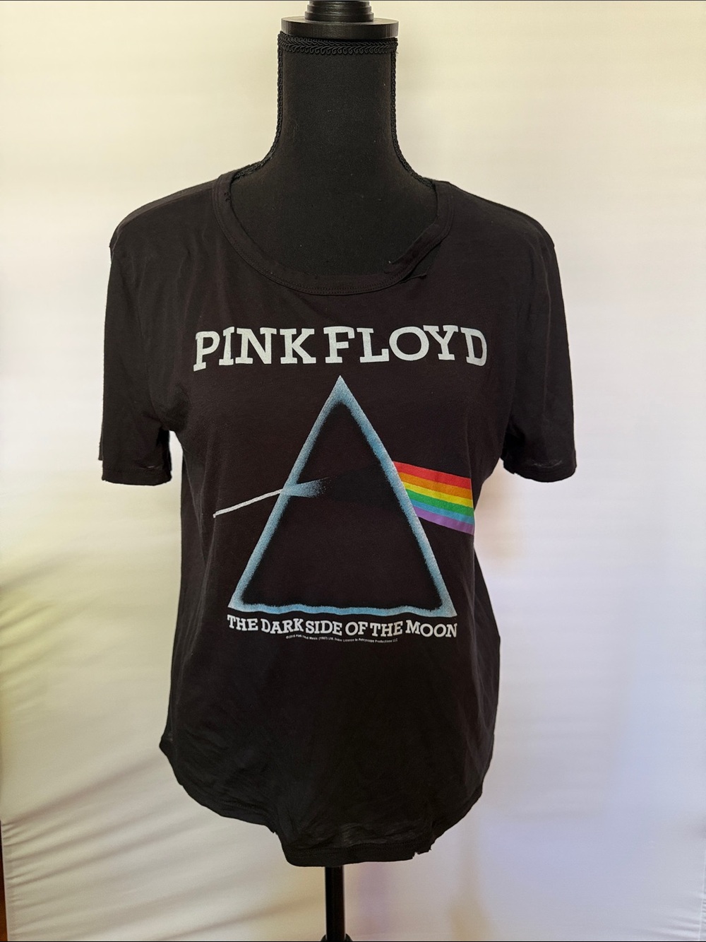 Hollister Pink Floyd Distressed T-Shirt with Graphic